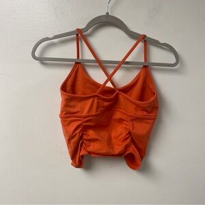 FP Movement Free People Ruched Shirred Crop Tank Top Size‎ Medium/Large